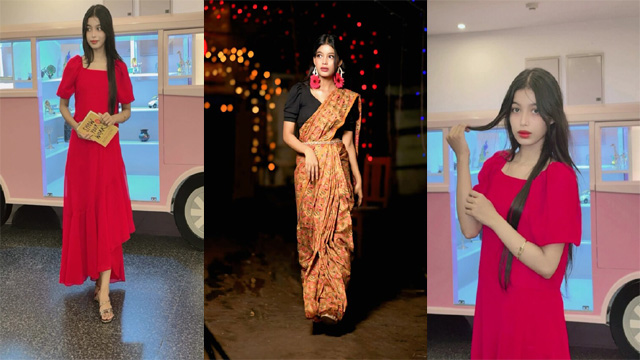 Beautiful Bengali GF – Pressing Boobs Fingering