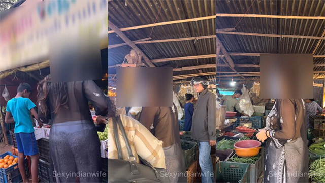 SexyIndianWife Dare In Crowded – Veg Market Hotel Room MMS